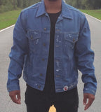 D. C.K Washed Denim Jacket